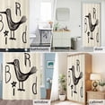 thumbnail image 6 of Bird Letter Fabric Shower Curtain Graffiti Animals Washable Shower Curtains for Bathroom, Waterproof Bath Curtain with Hooks Home Decor 36x72in, 6 of 8