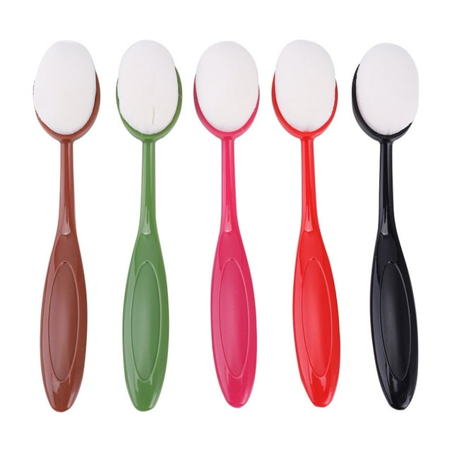 5 Pcs Pinceaux de Fusion pour Bricolage de Scrapbooking Peinture Outil d'Application d'Encre (A S)
