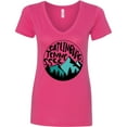 thumbnail image 3 of Inktastic Gatlinburg, Tennessee Mountains Women's V-Neck T-Shirt, 3 of 5