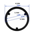 thumbnail image 3 of Riwesomey Espaciador de altavoz para coche, 2 uds., junta modificada de Audio para coches de fácil instalación, almohadillas de bocina Vehículos, repuestos y accesorios Mis, 3 of 6