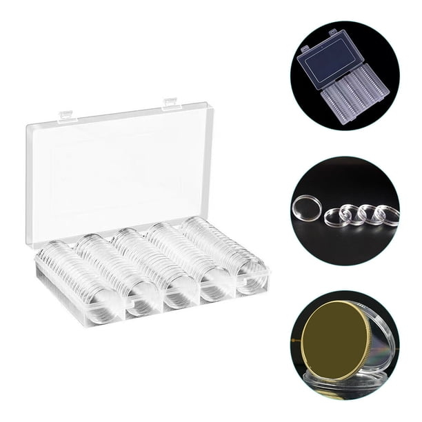 Luxshiny 100Ud Organizador Claro Para Monedas Con Protección Contra Rayones Y Deslizamientos