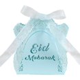 thumbnail image 1 of 50 Uds. Caja de dulces Eid Mubarak Cajas de Regalo de Chocolate de encaje rosa para fiesta de boda, 1 of 5