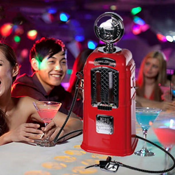 Dispensador de cerveza Yotijar bomba doble para fiestas de clubes de bares rojo