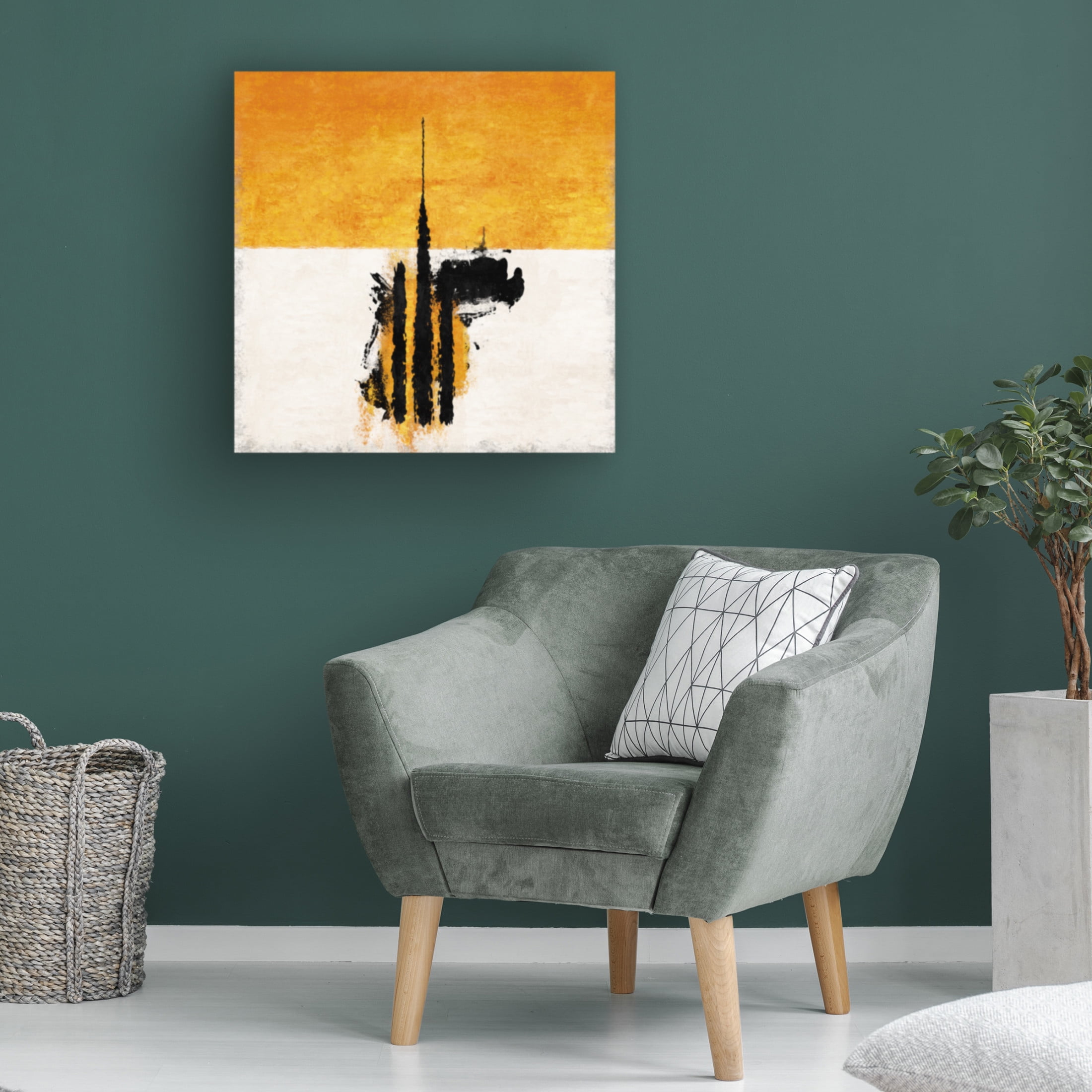 Trademark Fine Art Emel Tunaboylu Sari Canvas Wall Art