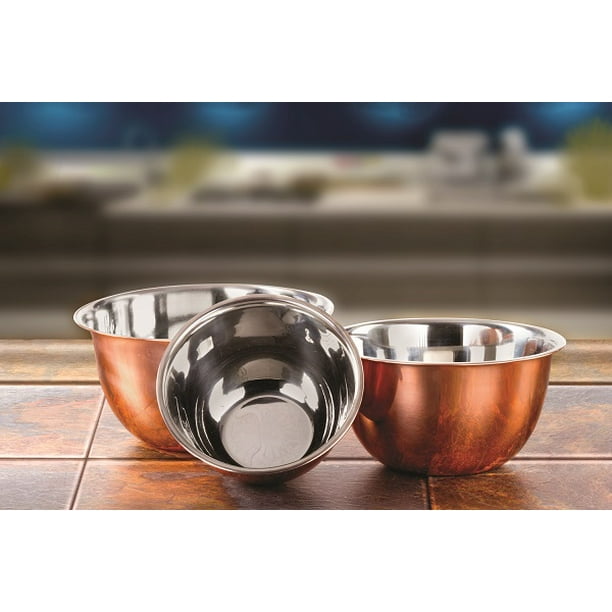 Imperial Home High Quality Stainless Steel Copper Plated Mixing Bowl 3