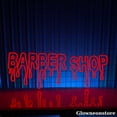 thumbnail image 2 of Glowneon Dripping Barber Shop Neon Sign, Barber Shop Led Light, Welcome Open Barber Shop Signs, 2 of 4