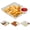 White 4PCS, variant on Sauce Separated Plate 4Pcs, 7.2 Inch Square Dipping Serving Trays for Chips, Salsa, Sushi, Veggie Platter, Reusable Dishwasher Safe for Party Buffet
