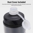 thumbnail image 5 of Suodoka 610ml / 20.6 oz Bike Water Bottle Insulated Squeeze Cycling Drink Bottle, Black and White Gradient, 5 of 9