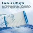 thumbnail image 3 of Swimming Pool Filter for Bestway Type II,Spa Replacement Inflatable Accessories 4.17x5.35 inch (2 PCS), 3 of 4