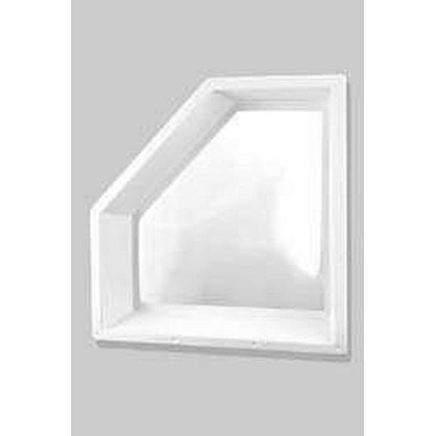 BriRus NN2810 White 28" x 10" Neo Angle Skylight Inner Garnish
