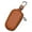 Brown, variant on Mightlink Car Key Cover Zipper Design Metal Hook Dust-proof Replacement Exquisite Craftsmanship Protector Colorfast Car Remote Key Fob Keychain Holder for Automobile
