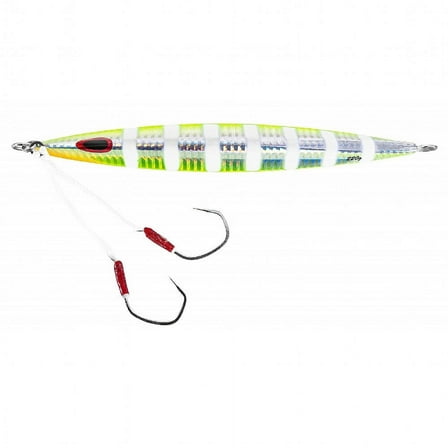 Williamson Kensaki Jig UV Chartreuse Glow Zebra, 280g Jigs