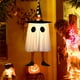 thumbnail image 1 of Sombrero de Mago de Halloween, Fantasma Colgante, Luz Fantasma, Cadena Colgante, Aterrador, Decoración de Interior, Decoración Colgante., 1 of 6