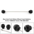 thumbnail image 3 of Rear Axle Fork Sliders Wheel Crash Bobbins Fit For Yamaha Tenere 700 20-21, 3 of 5