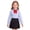 Red #1, variant on Back to School Kids Shirt Boys Girls Long Sleeve Collared Button Down Solid T Shirts Causal Basic Active Preppy Dress Shirts, 150