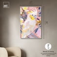 thumbnail image 5 of Cockatoo In Pastel Beach Life Inspired Canvas Wall Art by Art Remedy, White Floater Frame, 30"x45", 5 of 7