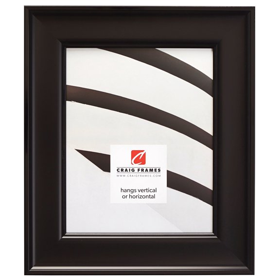 Craig Frames Resilience, 8x10 inch Picture Frame, Black