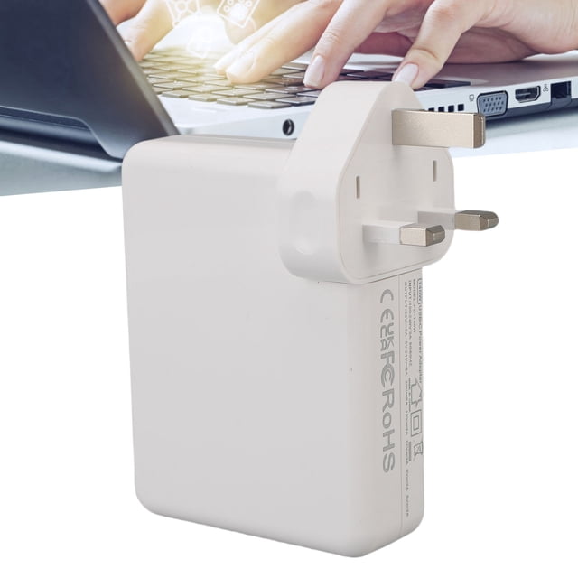 USB C Cargador 140W PD CARGA RÁPIDA Tipo C Cargador De Pared Adaptador De Alimentación Con Cable De 5.9 Pies