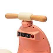 pink 12V Kids Ride On Electric Motorcycle,3 -Wheel Toddler Scooter with Parents Control For 1-3 Years BABY
