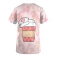 thumbnail image 3 of Blouse d'Été Snoarin Grande Taille pour Femmes, Chemise à Manches Courtes à Col en V avec Poches, Imprimée avec Protège-Poche, Uniformes de Travail pour Femmes en Liquidation, 3 of 4