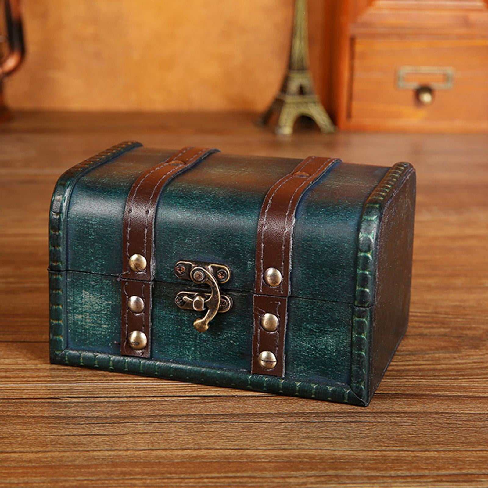 Large Wooden Jewelry Box for Women Wood Vintage Jewelry Organizer Box Jewelry Storage for Women 3 Styles 2 Clors Gift