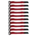 thumbnail image 2 of 10 Pieces Package Tie Pipe Cable Tent Luggage Adhesive Packaging String Camping Pack Strap Portable Camping Packaging Storage String Rope Red, 2 of 9