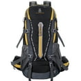 thumbnail image 1 of FLAMEHORSE Sac à Dos Extérieur en Nylon Haute Capacité pour Randonnée, Camping et Voyage - Multiples Poches, Sangles de Compression, Design Durable en Noir, 1 of 6