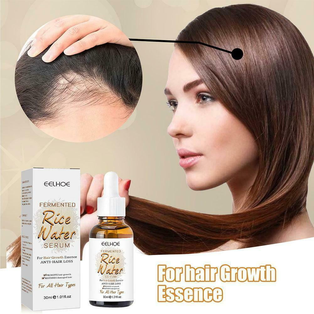 Fermented Rice Water Serum Hair Growth for Thinning Hairs and Hair Loss -  