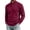Red, variant on Atkumj Mens Quarter Zip Pullover Fashion Warm Loose Ribbed Turtleneck Knit Sweater Casual Solid Color Long Sleeve Mens Pullover Sweater for Daily Walking M