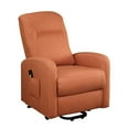 thumbnail image 1 of Bowery Hill Contemporary Motion Recliner with Power Lift in Orange, 1 of 4