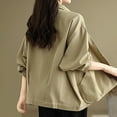 thumbnail image 4 of Recent orders TaLove Long Sleeve Shirts For Women Cotton,Women Blouses Long Sleeve Cotton Womens Tops Dressy Casual Plus Size Shirts For Women Pack PlusFall Outfits For Women 2025, 4 of 6