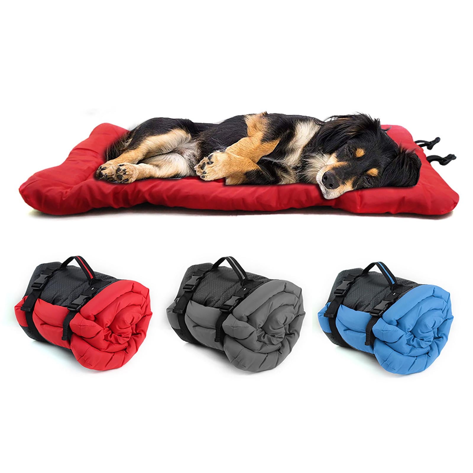 Portable Outdoor Dog Bed for Travel Hiking and Camping with Removable Loft Design Pet Sleeping Mat
