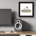 thumbnail image 5 of Gallery Pops Hello Kitty - Retro Kitty Logo Wall Art, Black Framed Version, 12" x 12", 5 of 8