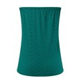 thumbnail image 6 of Otntypg Women's Crochet Tube Tops Cute Summer Solid Color Bandeau Tank Casual Strapless Blouse Off The Shoulder Tunic Shirts Navy#02 L, 6 of 6