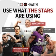 10X Health Magnesium Citrate Capsules, Magnesium Supplement for Sleep & Muscle Function, 60 Capsules