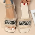 thumbnail image 7 of AXXD Womens Slide Sandals Black Flat Summer Beach Mothers Day, 7 of 7