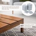 thumbnail image 5 of Furniture Pads, 24Pcs 1.5" - Square Self Adhesive Felt Furniture Pads, Floor Protectors for Furniture Feet Chairs Legs Hardwood Floors (Gray), 5 of 6