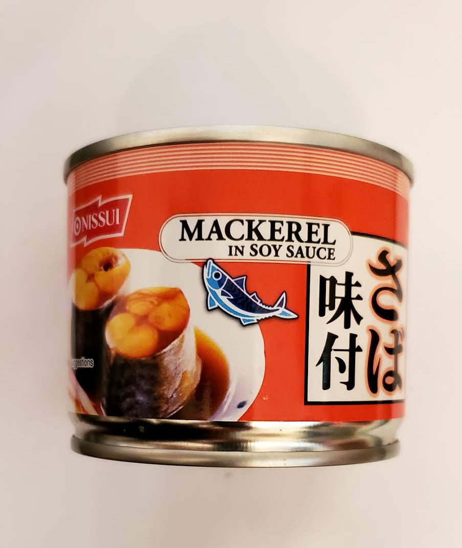 Nissui Saba fish can (Mackerel in teriyaki Soy Sauce ) 6.7oz Walmart