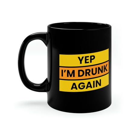 

Drunk Again Beer Meme Gift Coffee Mug Microbrew Mug Craft Beer Mug
