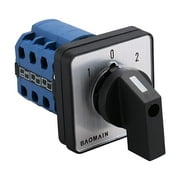 Baomain 660V 20A On-Off-On 3 Positions 12 Terminals Changeover Control Rotary Cam Switch SZW26-20/D303.3