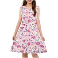 thumbnail image 1 of LOVZFMLL Jupe Longue pour Filles Robe de Performance Princesse avec Nœud, 1 of 7