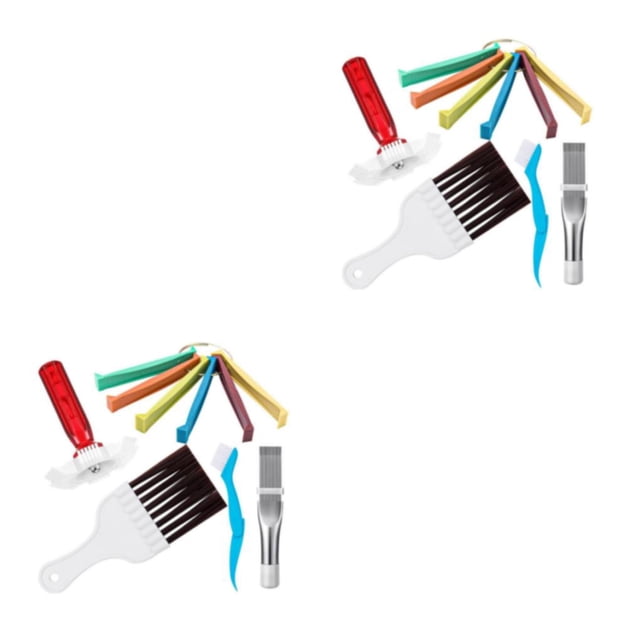Inteprter Kit limpiador de peine de aleta, 5 paquetes por lote, solución de limpieza eficiente para radiadores, la combinación de Kits es un Conjunto de cinco piezas 2Conjunto