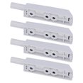 thumbnail image 2 of 4 Pack Door Damper Buffers, Pressure Latches, Door Bounce Device for Cabinet, Cupboard, Wardrobe, 2 of 4