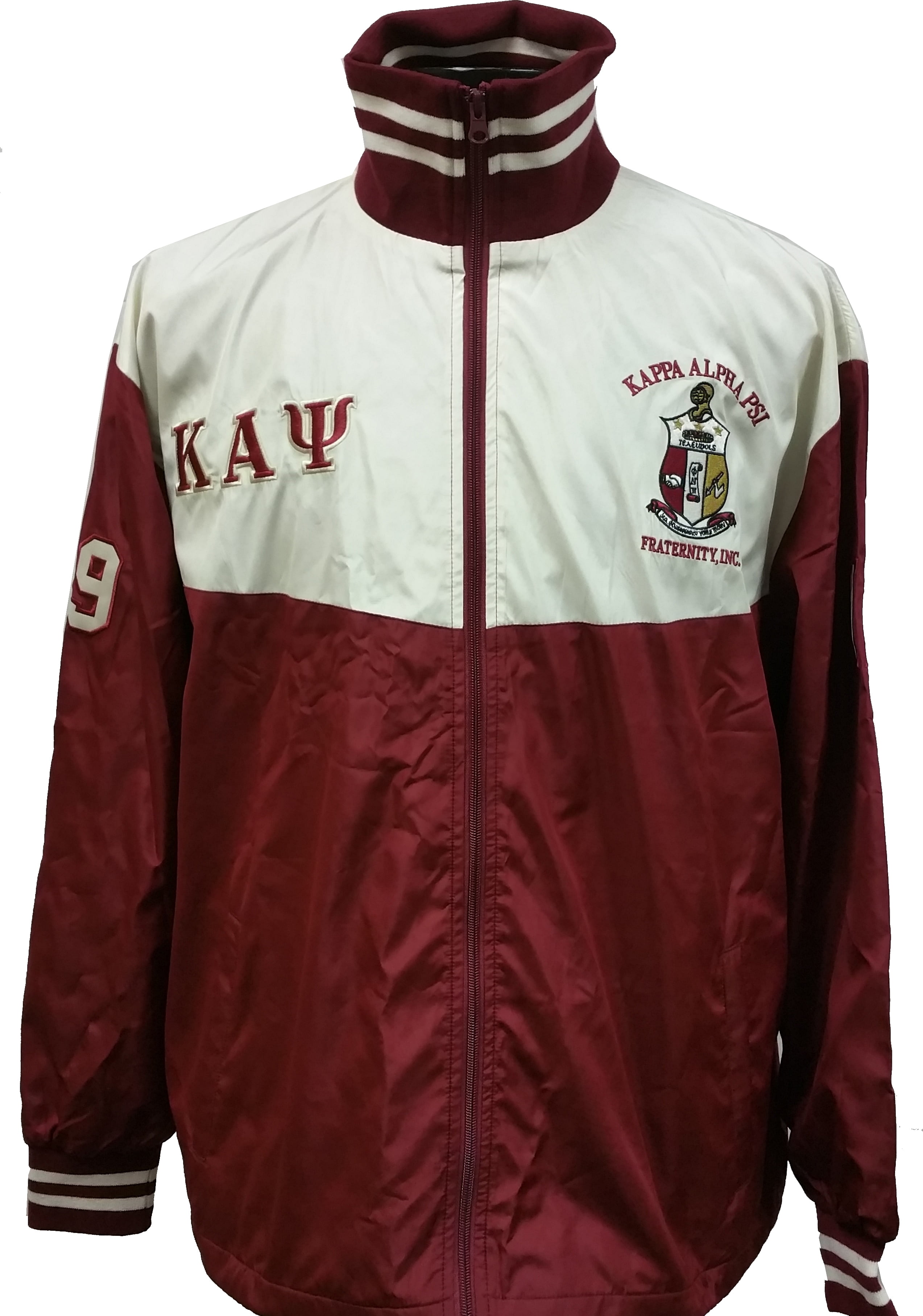 cream kappa alpha psi bomber jacket