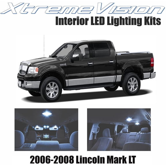 Xtremevision Interior LED for Lincoln Mark LT 2006-2008 6 Pieces Cool White Interior LED Kit Installation Tool