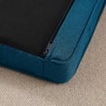 thumbnail image 6 of S-HOME Rectangular Dog Sofa Bed Dark Blue Linen Fabric Elevated Design Comfortable Large Pet Bed For Pets, 6 of 8