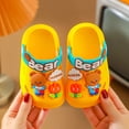 thumbnail image 4 of Dakaela 6M-6Y Toddler Garden Clogs Boys Girls Slip on Water Shoes Summer Lightweight Outdoor Baby Cute Slides Sandals for Beach Pool Yellow, 4 of 6