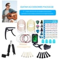 thumbnail image 3 of Kit de accesorios para guitarra Ndcxsfigh púas de guitarra protectores de dedos soporte para púas de cuerdas de guitarra, 3 of 7