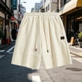 thumbnail image 2 of Byworldtasic Men's Sweat Shorts Baggy Sweatpants Lounge Sweat Loose Shorts Workout with Pockets, 2 of 5