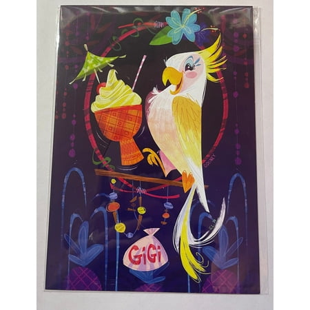 Disney Artist Tiki Sweetie by Steph Laberis Postcard Wonderground Gallery New